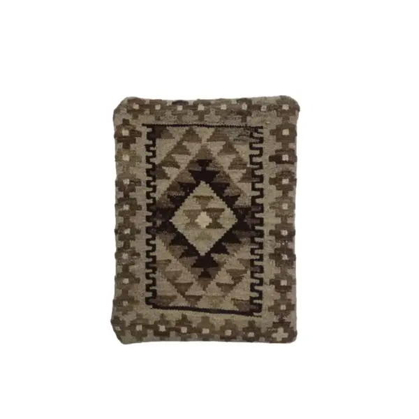 Kilim Handwoven Clay Creek Cushion Cover - Image 2