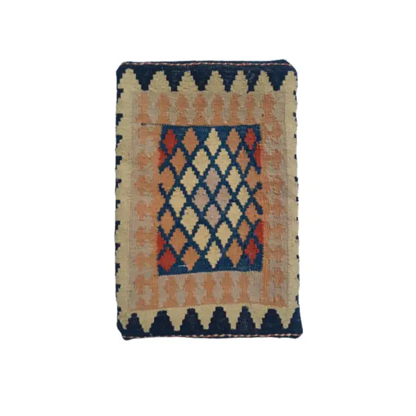 Kilim Handwoven Cement Cushion Cover - Image 2