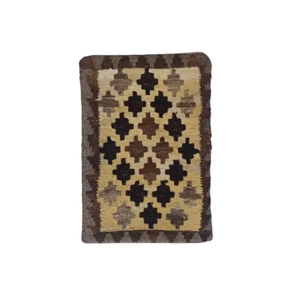 Kilim Handwoven Vanilla Cushion Cover - Image 2