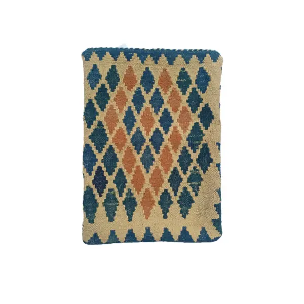 Kilim Handwoven Sorrell Brown Cushion Cover - Image 2