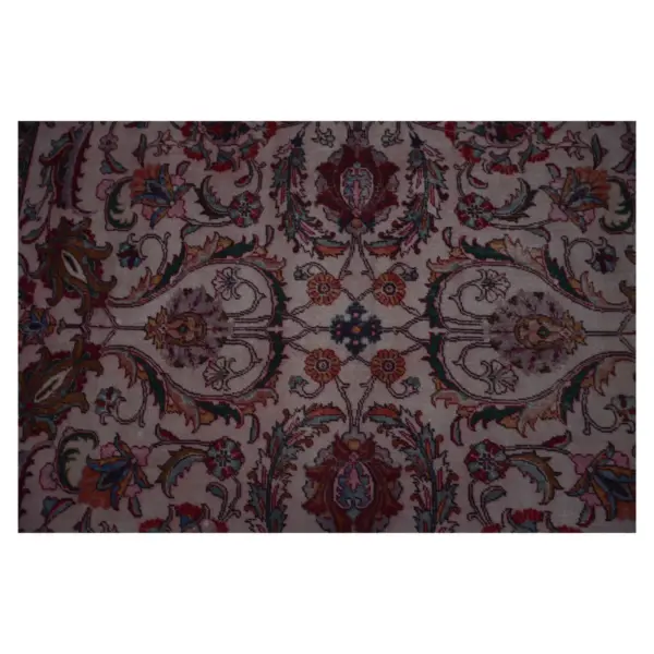 Overdyed Vintage Pink Oriental Rug - Image 11