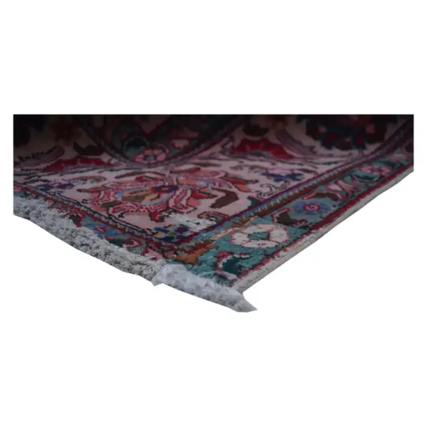 Overdyed Vintage Pink Oriental Rug - Image 8