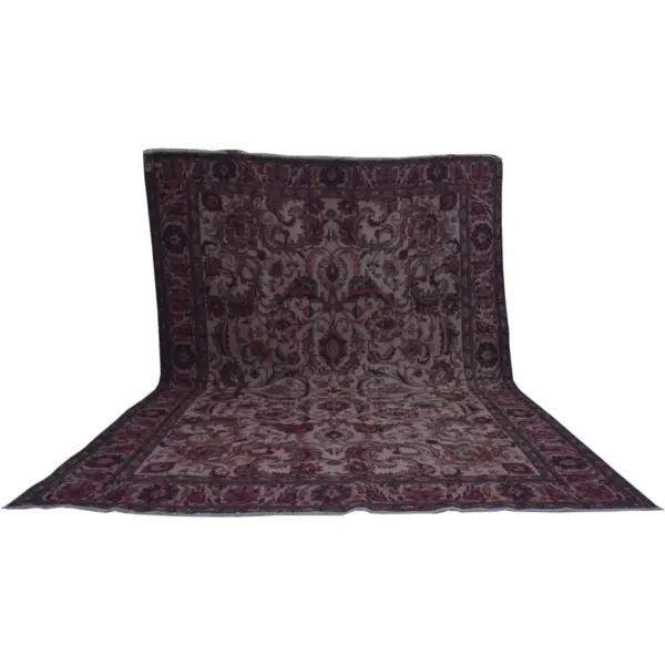 Overdyed Vintage Pink Oriental Rug - Image 3