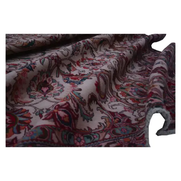 Overdyed Vintage Pink Oriental Rug - Image 9