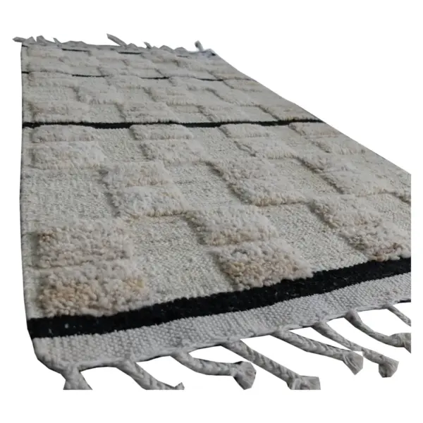 IKAT Handwoven Star Dust Kilim Rug - Image 6