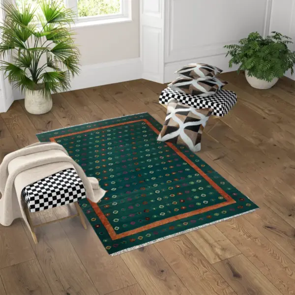 Berjista Woolen Tiber Kilim Rug - Image 2