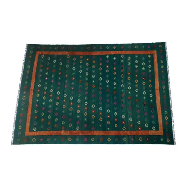 Berjista Woolen Tiber Kilim Rug - Image 4
