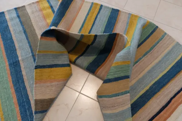 Handmade Colored Kilim Runners - Image 2