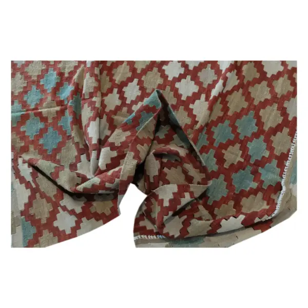 Afghan Handmade Cherrywood Kilim Rug - Image 3