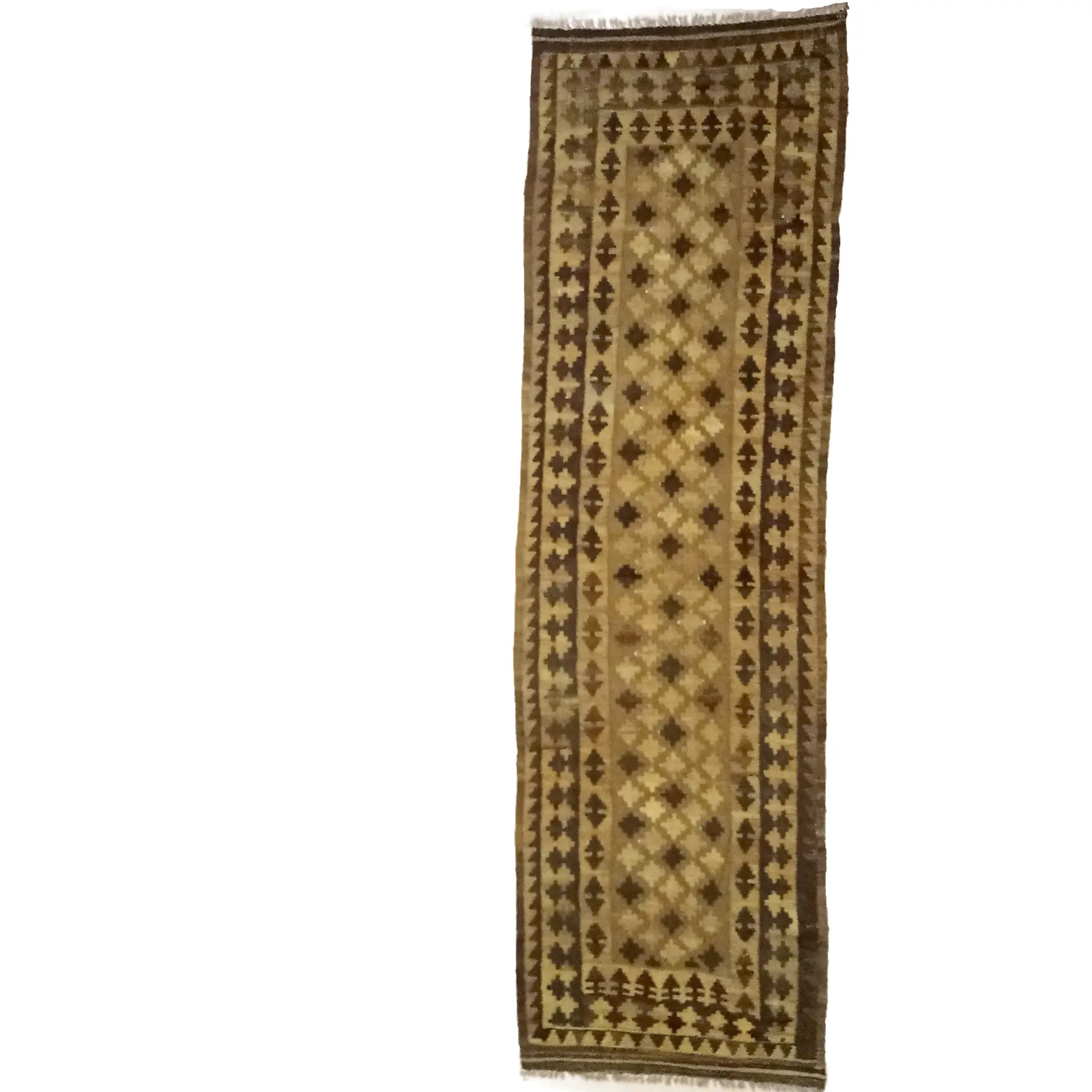 Antique Handmade Cioccolato Kilim Runners - Image 2