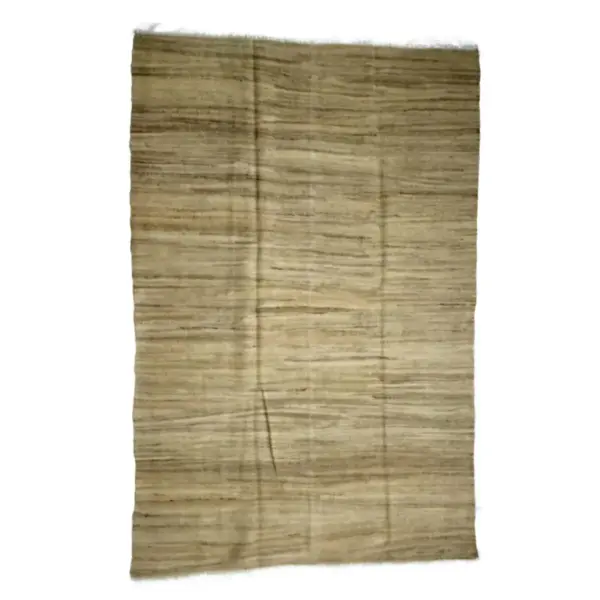 Scandi Handwoven Khaki Kilim Rug