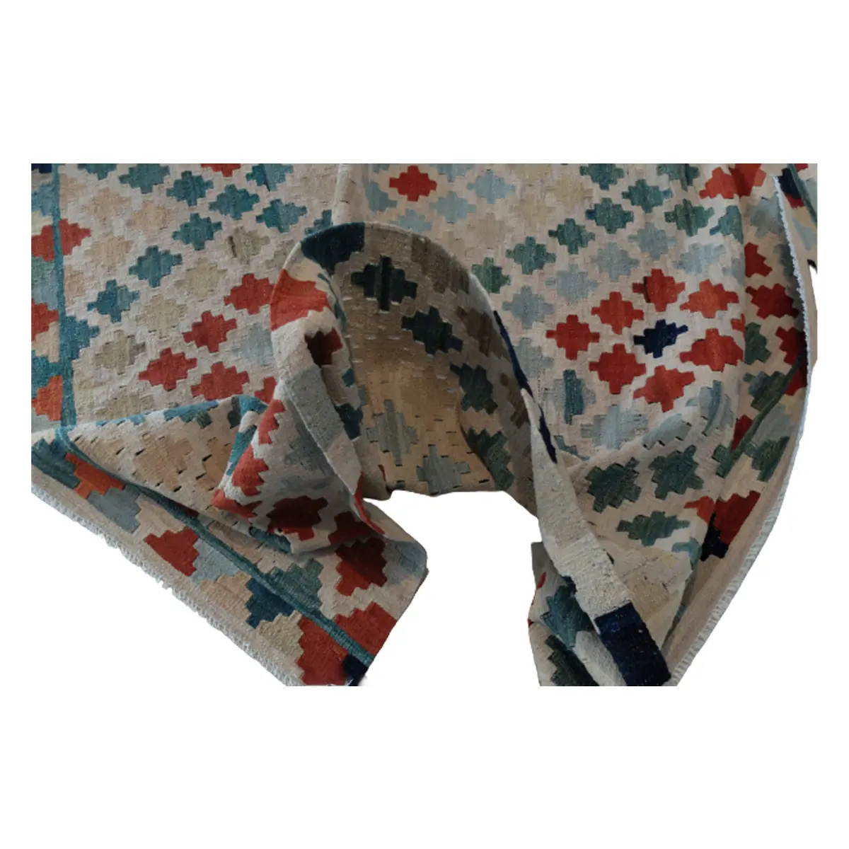 Handwoven Sapling Kilim Rug - Image 3