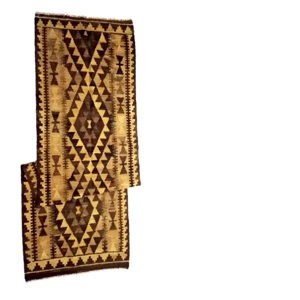 Handwoven Chalky Kilim Runner - Image 2