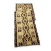 Geometric Pavlova Woolen Kilim Runner