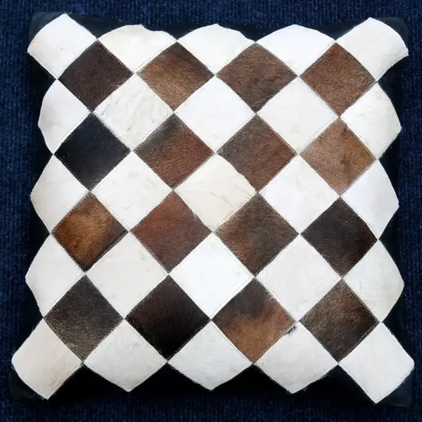 Cowhide Leather Cushion Cover - Image 2