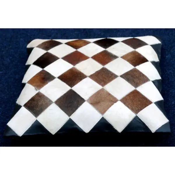 Cowhide Leather Cushion Cover - Image 3