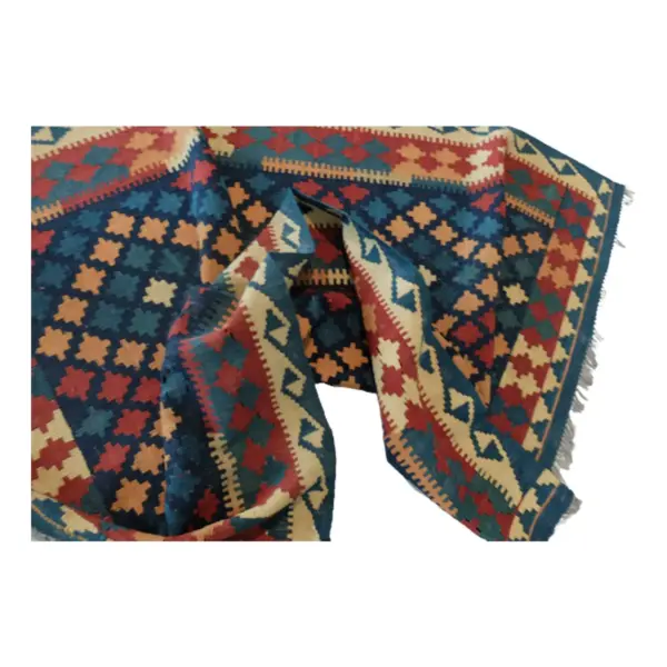 Handmade Black Pearl Kilim Rug - Image 3