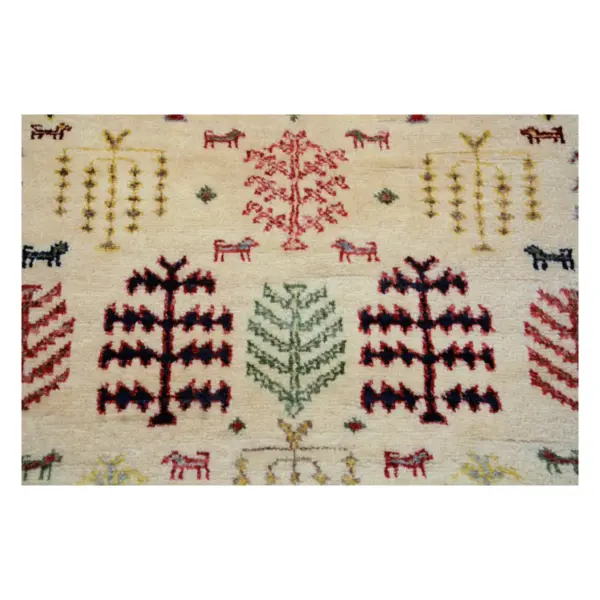 Handknotted Natural Gabbeh Rug - Image 6