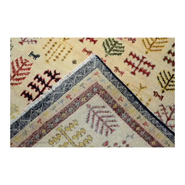 Handknotted Natural Gabbeh Rug - Image 4