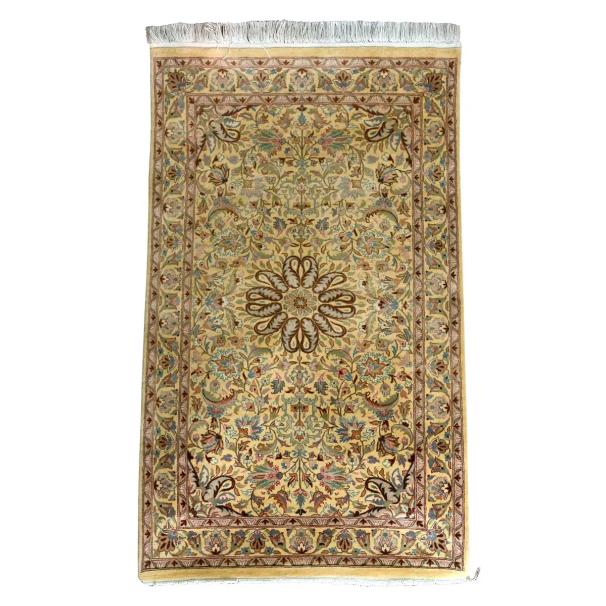 Isfahan Hand knotted Clay Creek Woolen Rug - Image 2