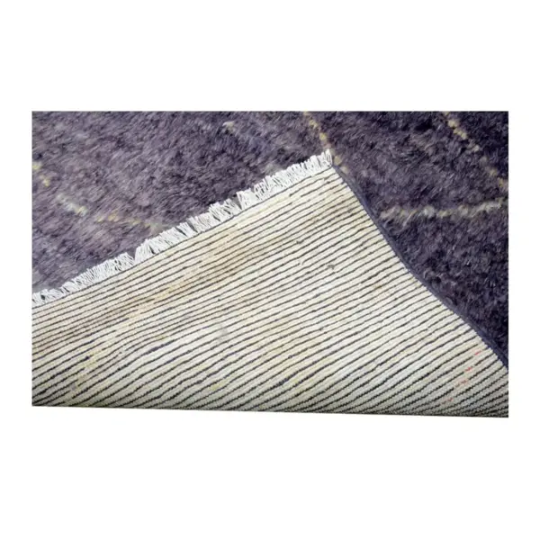 Moroccan Handknotted Soft Bedroom Rug - Image 5