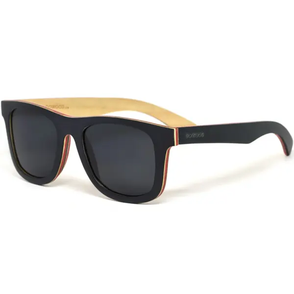 Canadian multi layer black maple wood sunglasses - Image 4