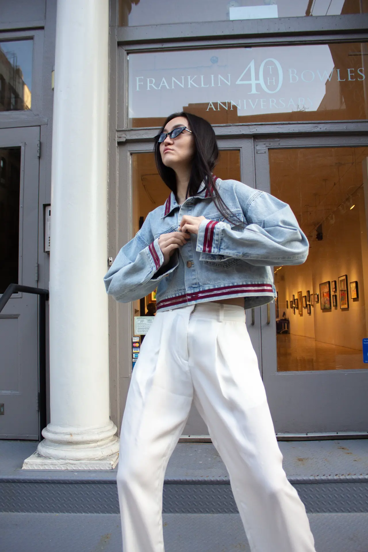 Remi White Wide-Leg Pants - Image 3