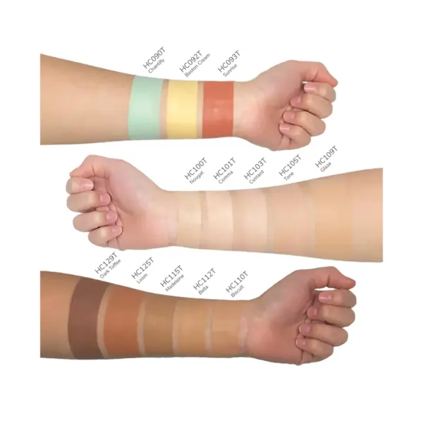 Concealing Cream Glaze HC109T | Vegan, Cruelty Free, Talc Free, Paraben Free, Gluten Free - Image 3