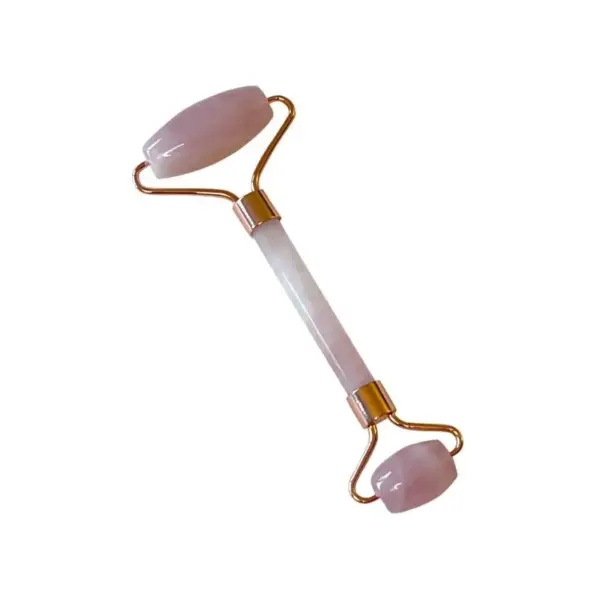 Facial Roller - Rose Quartz Roller | Cruelty Free, Organic, Paraben Free, Vegan - Image 4
