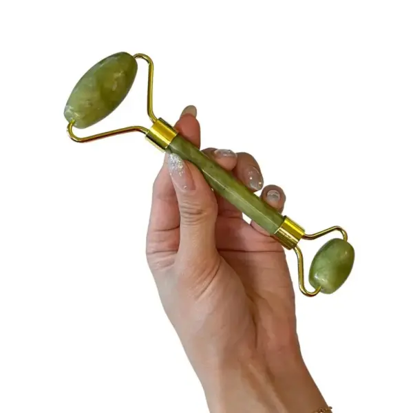 Jade Facial Roller | Cruelty Free, Organic, Paraben Free, Vegan - Image 3