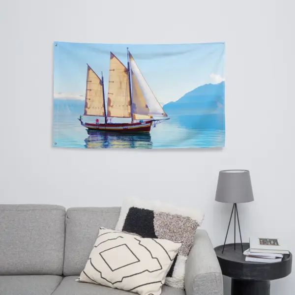 Ship Original Flag Tapestry wall hanging - Image 4