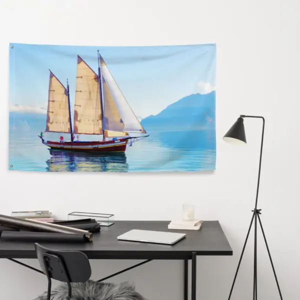 Ship Original Flag Tapestry wall hanging - Image 5
