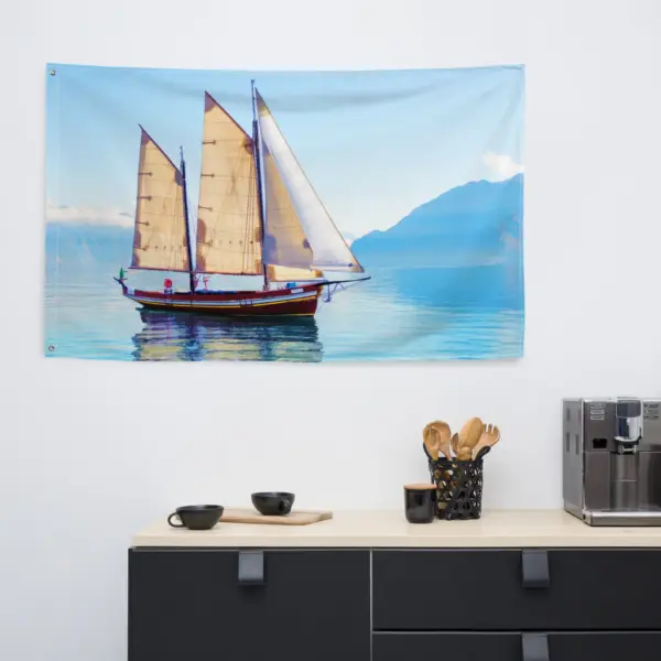 Ship Original Flag Tapestry wall hanging - Image 6