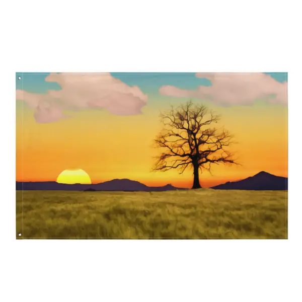 Sunrise Flag Tapestry wall hanging