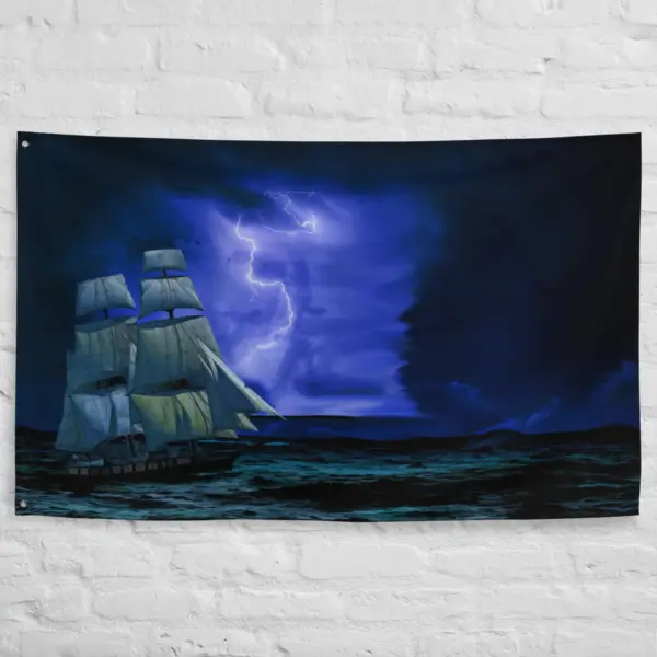 Sailing Ship Lightning Flag - Image 5