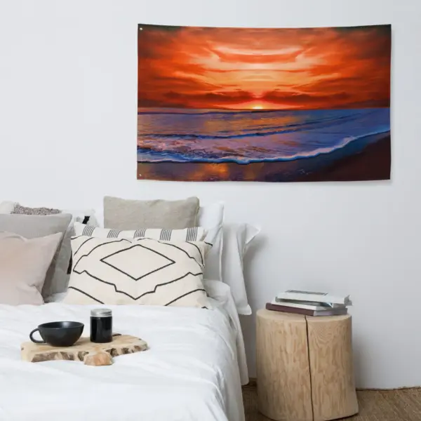 Beach Sunrise Flag - Image 3