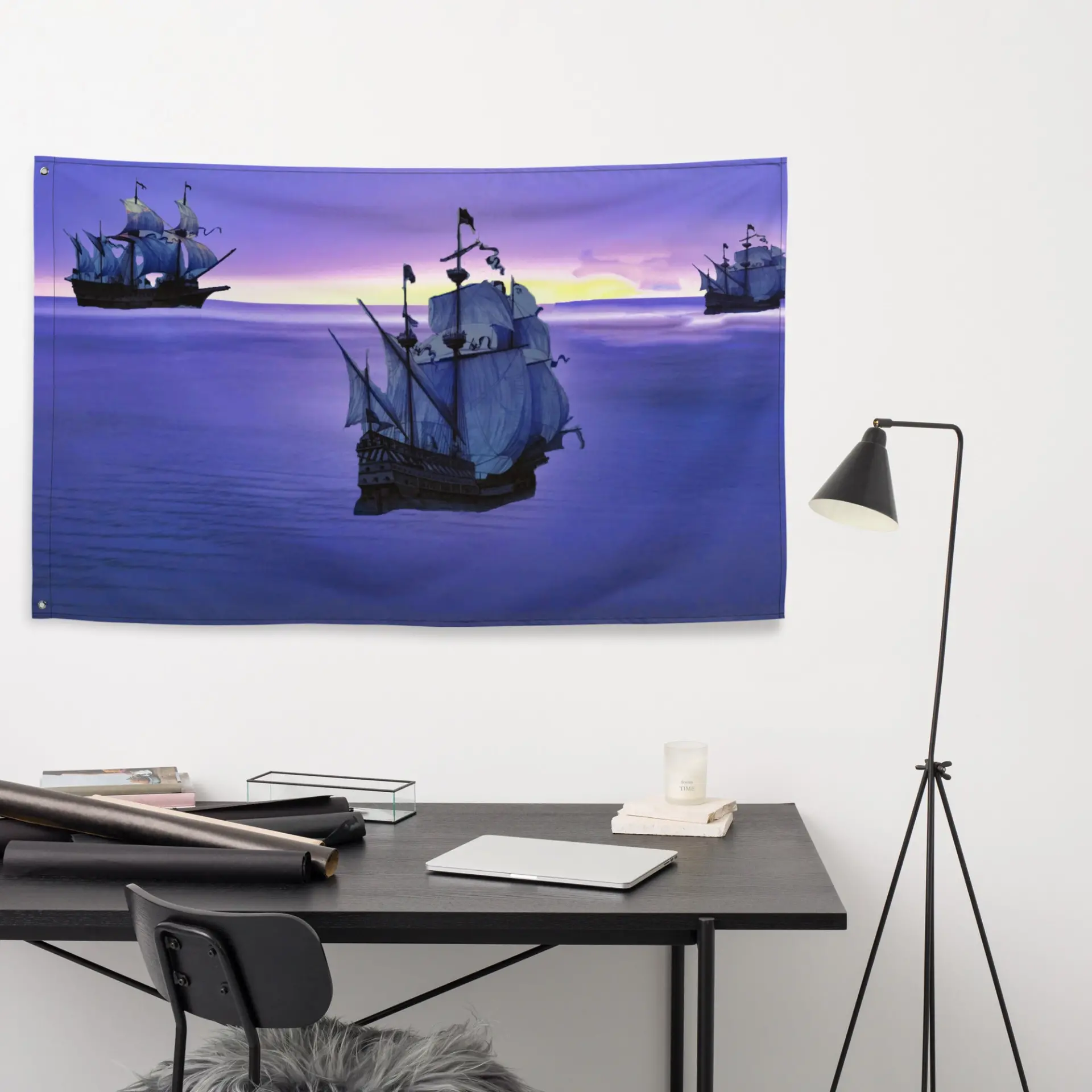 Blue Ship Flag - Image 3