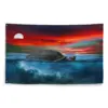 Turtle Painting Artwork Flag Tapestry
