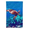 Sea Turtle Original Painting Flag Tapestry