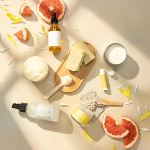 Citrus Care Package, Handmade Natural Bath and Body Gift Box - Image 4