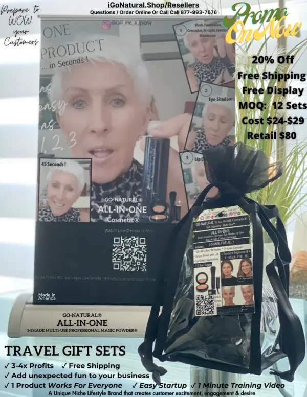 Wholesale Offers - GO NATURAL ALL-IN-ONE Powder - Travel Gift Sets - Image 3