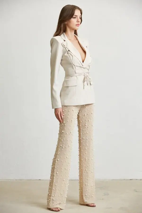 Sol Solid Woven Fabric Coat