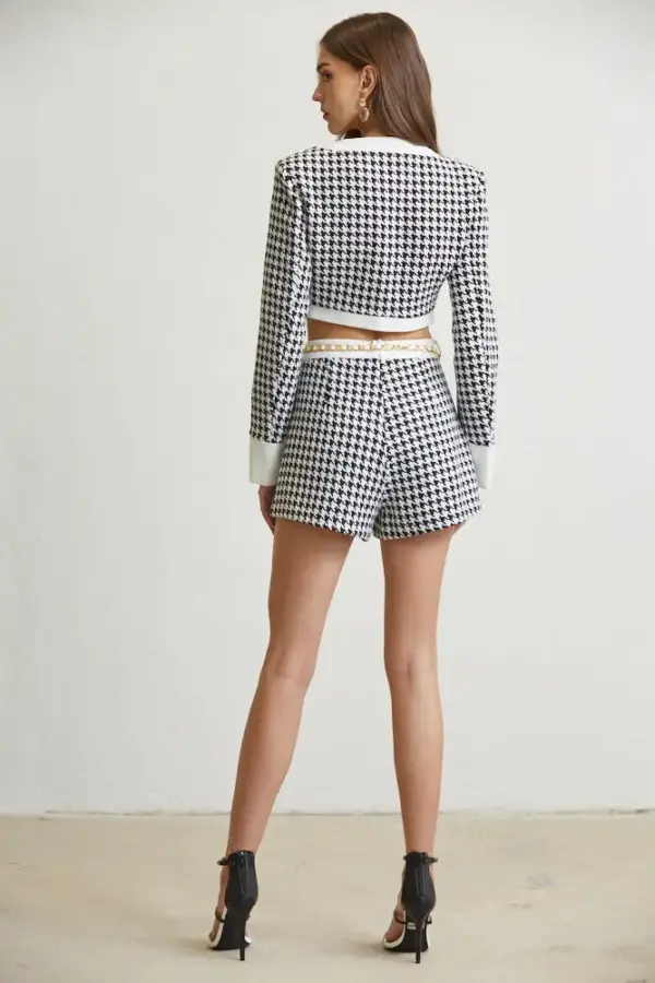 Gianna Houndstooth Print Set - Image 7