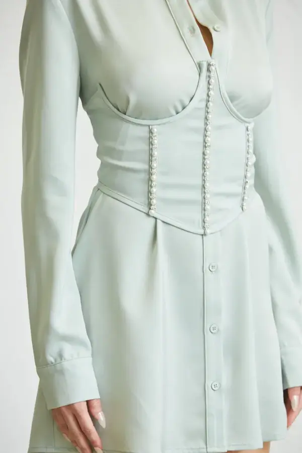 Audrey Shirt Dress + Corset - Image 4