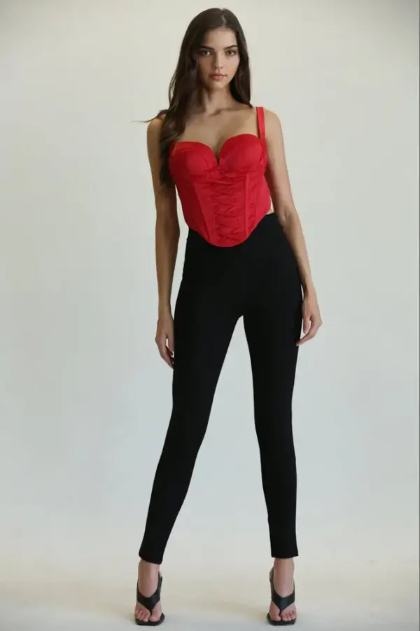 Front Lace Top A Perfect Blend of Elegance and Comfort