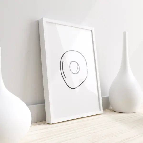 The Fried Egg - Wall Print, Kitchen Wall Decor - Image 2