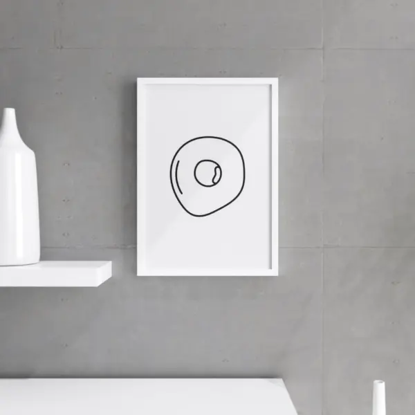 The Fried Egg - Wall Print, Kitchen Wall Decor - Image 3