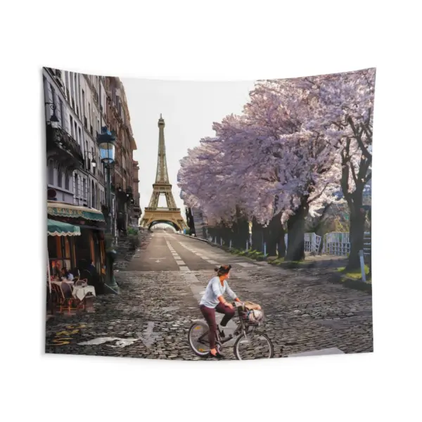 Eiffel Tower Parisstreet Tapestry - Image 2