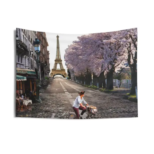 Eiffel Tower Parisstreet Tapestry - Image 3