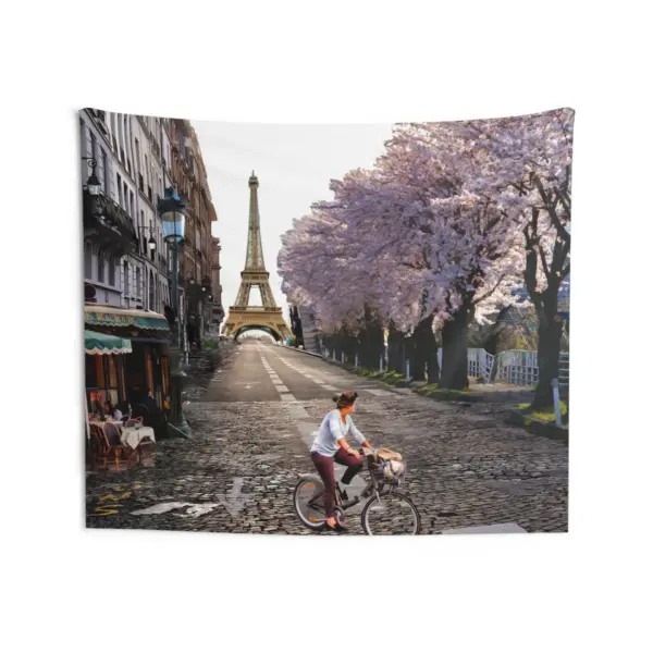 Eiffel Tower Parisstreet Tapestry - Image 4